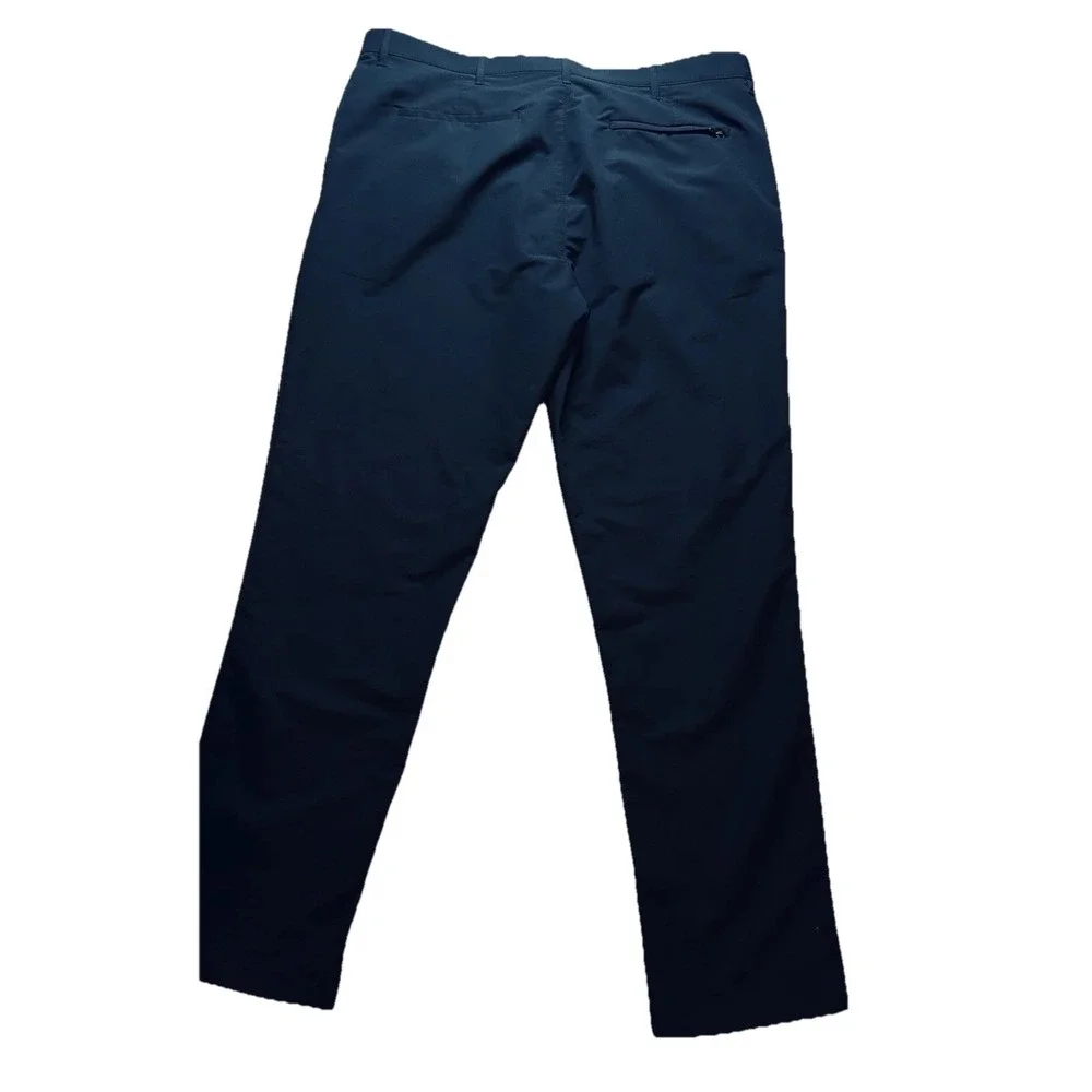 Banana Republic Chino Black Pants Mens (38X31) Khaki Performance Tech 1557516